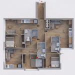 פיצול דירה הרצליה - הדמייה לפני ביצוע